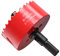 Sierra perforadora de 65 mm, profundidad de corte bimetálica HSS M 42 perforadora para cortar madera, plástico, yeso, placas de yeso y láminas de metal blando