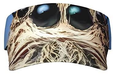 Wildlife Spider # Sonnenblende, hohles Top Design, nicht stickig, verstellbare Größe, Unisex Schwarz, Schwarz, Einheitsgröße, Schwarz, Einheitsgröße