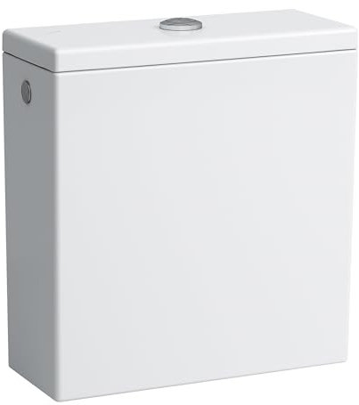 LAUFEN PRO Spülkasten, 2-Mengen Spülung, 6 L, Wasseranschluss seitlich, weiß, H829951, H8299520009721, Farbe: Weiß