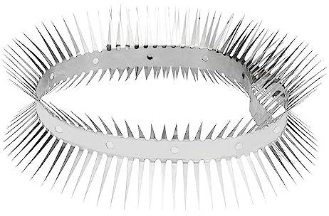 Collect Light Marderschutz Fallrohr, Marder Abwehr, 304 Edelstahl, Für Haus, Dachrinne Und Baum, Kann Geschnitten Werden (100cm*2.5cm)