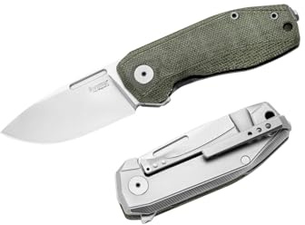 LionSteel Nano Green Canvas Taschenmesser