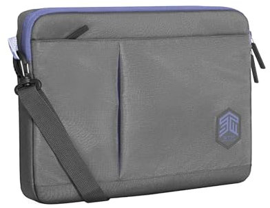 STM Blazer Laptop Sleeve - Slim & Protective Fits up to 16 inch Laptop with External Zipper Pocket - Ideal for Students & Business Men & Women - Grey