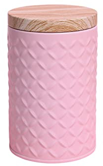 Biscuit Tin Biscuit Barrel Biscuit Barrel Airtight Tinplate Biscuit Jar Cookie Jar Creative Food Storage Jar With Wood Grain Cover for Tea Cookie Sugar