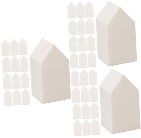 Didiseaon 300 Pièces Outils De Maquillage Jetables Éponge De Fondation Houppettes De Fond De Teint Houppettes De Poudre De Maquillage Bouffées De Beauté Bouffées De fées Pour