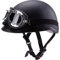 Motorrad Halbhelme Brain-Cap, Retro Motorradhelm, Halbschale Jet-Helm Roller-Helm mit Brille, ECE-Zertifizierung Scooter-Helm,Mofa-Helm Retro Motorrad Half Helm für Cruiser Chopper