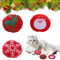 Valicaer Weihnachten Katze Katzenminze Spielzeug,3Pcs Weihnachten Katzen Spielzeug Haustier Interaktives Spielzeug Kauspielzeug Plüschkissen Weihnachtsmann Katzenkissen mit Katzenminze für Innenkätzch
