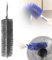 EHOTER Flexible Fan Dusting Brush 2024 Non-Disassembly Fan Cleaning Brush Bendable Fan Cleaner Dust Brush Cobweb Corner Brush Microfiber Duster for Sewer Screen Window Blinds Gaps (Grey)