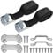 Cooler Tie Down Kit, 14 Pcs, 1x 56(4.7 ft) Battery Tie Down Strap with Stainless Steel Cam Buckle, Bracket and SS Screws, Fixed Straps for YETI and RTIC Coolers to Boats Luggage Belt Cars Truck Bed