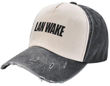 GUPUOOU Alan Wake 2 Baseballkappe Sportkappe Strand Anime Westernhut Herrenhüte Damen Baumwolle, für alle Jahreszeiten