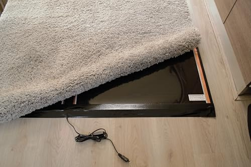 Durensa® Teppichheizung/Wohnwagenheizung mit Isolierung und Ein-/Ausschalter (80 * 80 cm 140 Watt)