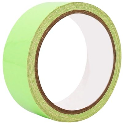 Glowing In The Dark Tape, Fluorescent Adhesive Tape, PVC Safety Mark, Waterproof, Bright Glow, Night Use, Stair Theater Stage, Halloween Dance Floor, 0.39x118.11 Inches, Green, 1pc