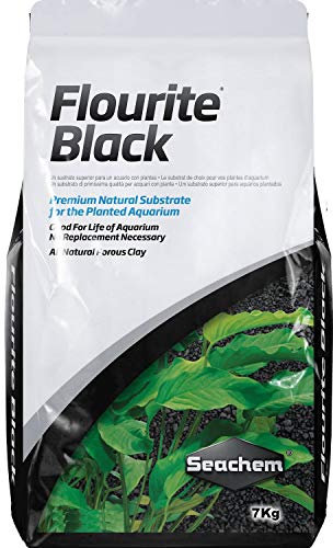 Seachem FLOURITE Black 7 kg Fondo Attivo SUBSTRATO Acquario Dolce con Piante