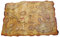 P'TIT Clown - 20019 - Carte au Trésor - Treasure, Gold Map - Accessoire pour Décoration Anniversaire Enfants, Carnaval, Halloween, Chasse au Trésor - 29 x 45 cm