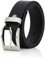 LINDENMANN Leder-Gürtel Herren 40 mm breit, Gürtel Herren Echt-Büffel-Leder Gürtel, Ledergürtel, Jeans-Gürtel schwarz, Größe/Size:100