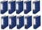 10 LEITZ Ordner 180° 1010-50-35 Blau Kunststoff 8cm Plastik PP Aktenordner 80mm DIN A4 Büro mit Schlitzen