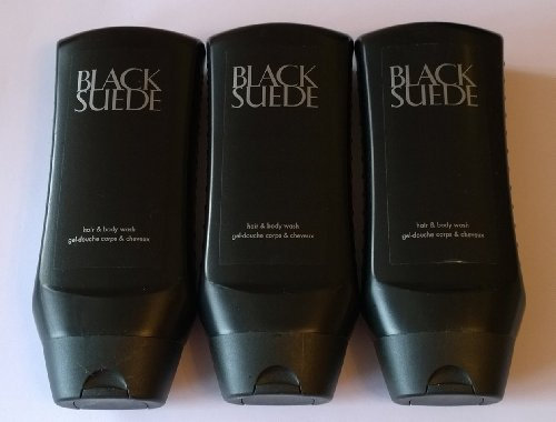 3 x Avon Homme Daim Noir Lave Corps Set