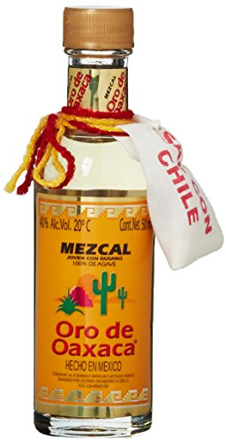 Oro de Oaxaca Mezcal mit Wurm Tequila (1 x 0.05 l)