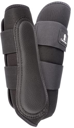 Classic Equine AirWave EZ Wrap II Frontschienen-Stiefel, Schwarz (AWEW100BK)