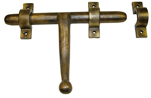WOLFPACK LINEA PROFESIONAL B-76819 Rustikaler Messingriegel (180 mm)