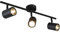 QAZQA - Modern IndustrieSpot I Spotlight I Deckenspot I Deckenstrahler I Strahler I Lampe I Leuchte schwarz kippbar - Jeana 3-flammig Spotbalken I Wohnzimmer I Schlafzimmer - Stahl Länglich - LED geei