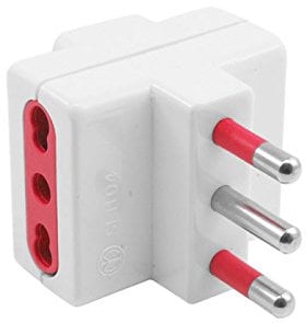 BES 21505 Multipresa Spina 3 Prese Bipasso 10 A 16 A Adattatore Tripla Spina 16 A