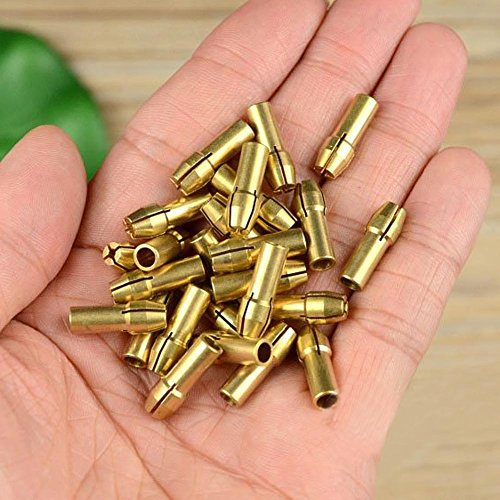 Juego de brocas de latón, 8 piezas de portabrocas para herramienta rotativa, 1 mm, 1,6 mm, 2,3 mm, 3,2 mm