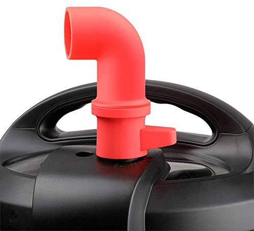 YiZYiF Silicone Steam Diverter Steam Release Accessories Easy Installation Protects Cupboards Cabinets Fits for Instant Pot Pressure Cooker Type B One Size