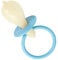 W WIDMANN MILANO Party Fashion 67782 - Riesenschnuller mit Sound, Blau, Maxinuckel, Riesenbaby, Kostüm Baby, Accessoire, Mottoparty, Karneval