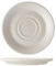 B'GHEST Set. 6 Uds. Duoma Plato para Taza de Moka y Café Ø13.75 Cm. Fabricado en Porcelana Fine China.