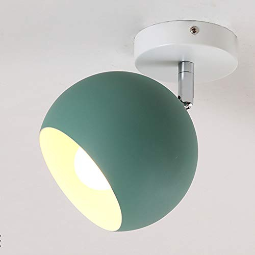 Chao Zan Modern Deckenleuchte,Moderne Industrielle Deckenleuchte/Wandleucht,Schlafzimmer Leuchten,Deckenlampe Für Flure, Esszimmer,Wohnzimmer,Esstisch,Nachttischlampe,E27,20 × 20 × 24 cm (Grün)