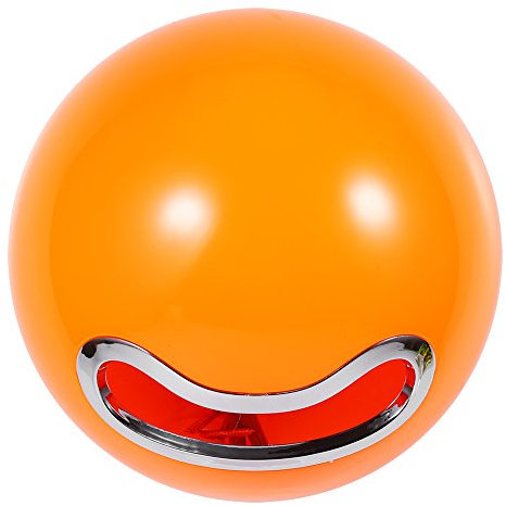 Porte-rouleau de papier, 1 pc mignon en forme de boule ABS salle de bain mural porte-rouleau de papier toilette support de papier hygiénique pratique(Orange)