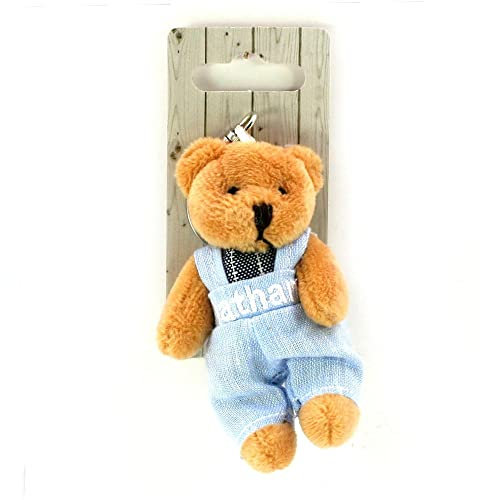 Nathan - Porte-clés peluche prénom Multicolore