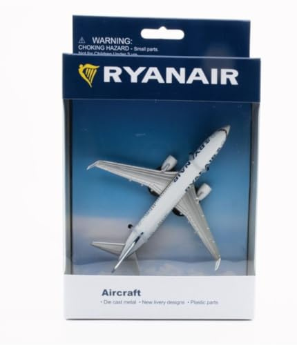 PPC Ryan Air Boeing 737 MAX 8-200 EI-HGT - Flugzeug - Kind - Unisex - Weiß / Blau - Maßstab 1:320 - 12.7 cm x 11.3 cm x 3.8 cm