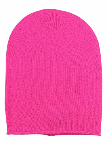 Zwillingsherz Slouch-Beanie-Mütze aus 100% Kaschmir - Hochwertige Strickmütze für Damen Mädchen Jungen - Hat - Unisex - One Size – Mütze warm weich kuschelig im Frühjahr Herbst und Winter
