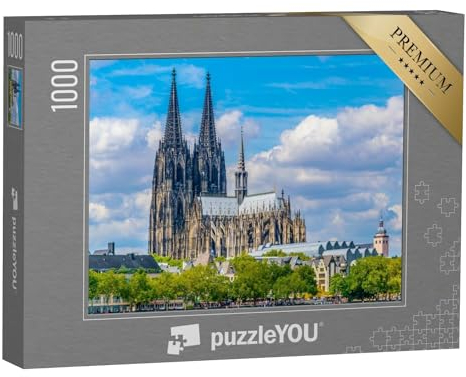 puzzleYOU: Puzzle 1000 Teile „Prachtvoller Dom in Köln, Deutschland“ – aus der Puzzle-Kollektion Kirchen, Kölner Dom