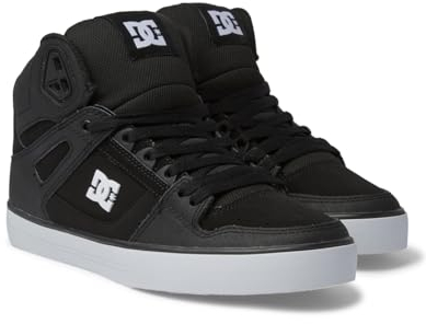 DC Shoes Herren Pure HIGH-TOP WC Schuh, Black/Black/White, 42.5 EU