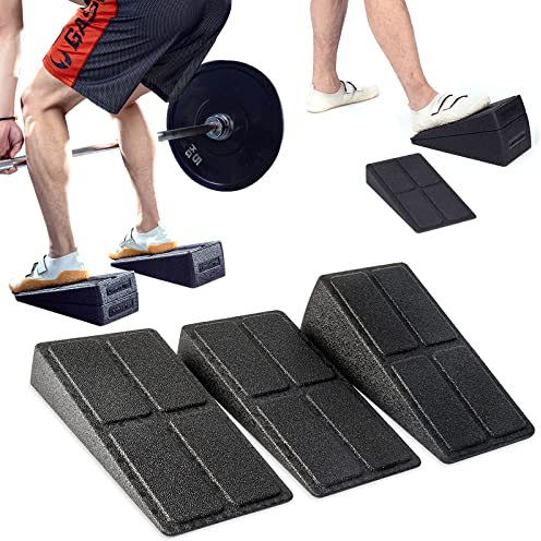 Kniebeugen-Keilblock, 30,5 cm, Beindehner, Fußkeil, Schaumstoff, Schrägbrett für Kniebeugen, Wadenheben, Block, Yoga, Keil, Knie über Zehen, Ausrüstung