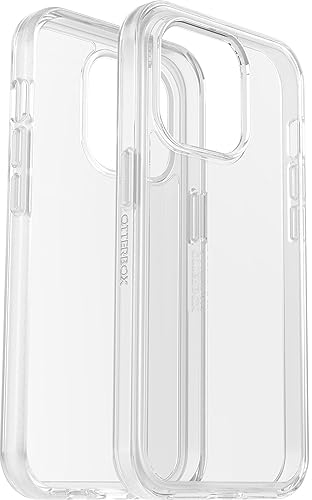 OtterBox Symmetry Clear Case for iPhone 14 Pro, Shockproof, Drop proof, Protective Thin Case, 3x Tested to Military Standard, Antimicrobial Protection, Clear - Non-Retail Packaging
