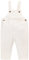 Camilife Bebè Bimbi Bimbe Salopette in Velluto a Coste Dungarees Pantaloni a Coste Pantaloni Harem Vintage Retro - Beige Bianco Taglia 86