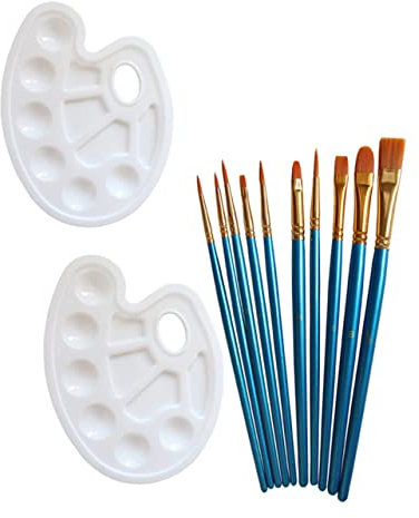 10 Piece Paint Brush Set for Adult Professional Painters