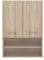 CDF Armoire pour Lave-Linge Pola Mini DK | Couleur : Chêne Sonoma | Armoire Moderne au-Dessus du Lave-Linge | Espace de Rangement | Étagères spacieuses | Côtés Lisses sans Embouts
