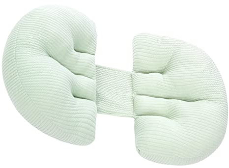 Holibanna Schwangerschaftskissen Schlaf-taillenkissen Doppelkeilkissen Taillenkissen Für Schwangere Lendenwirbelstütze Lendenpolster Bett-taillenpolster Ergonomisches Design