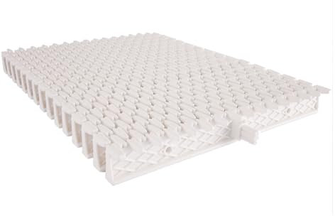 Rejilla De Desbordamiento Drenaje Piscina, Resistencia UV Antideslizante Cubierta Rejillas Plástico ABS, Terraza Acceso Al Baño Flexible Drenaje Canal, Rejilla Piscina(18x100CM/7.09x39.38in,30PCS)