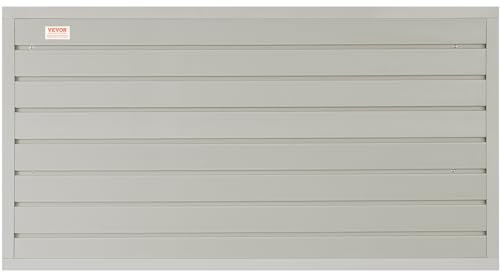 VEVOR Panneau mural perforé pour garage, atelier, 1220 x 310 mm, panneau porte-outils, 2 pièces, panneaux muraux, porte-outils, charge env. 34 kg pour outils d'atelier, de garage, bricolage