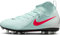 Nike Herren Jr. Phantom Gx 2 Club Oxford-Schuh, Mint Atomic Red Off Noir, 32 EU