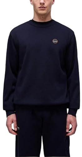 NAPAPIJRI Felpa A Girocollo B-Badge C NP0A4I1C Blu Scuro Blu