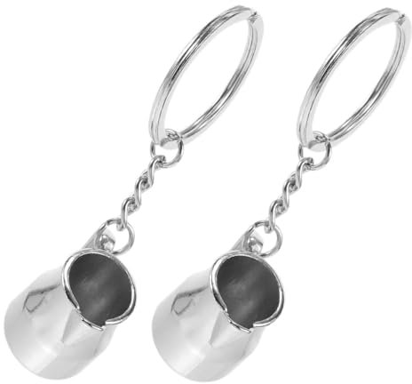 CALLARON 2 Pièces Cafetière Porte-Clés Cafetières Mini Portefeuille Tasse À Café Gobelet Pour Café Tasses À Café Shaker Bouilloire À Café Verres À Café Pichet À Café Tasse À Expresso En