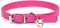 Jestrem Dog Collar for Small Cat Dogs, Pink Dog Collar, Adjustable Teacup Dog Collar for Puppy Small Dogs Cats, Pink, 3/8 inch Width
