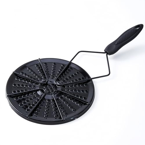 Tostadora de Tortillas Salvadoreño - Tostadora de camping para estufa de gas, tostadora de estufa de campamento, calentador de tortilla de acero inoxidable para uso en exteriores y domésticos