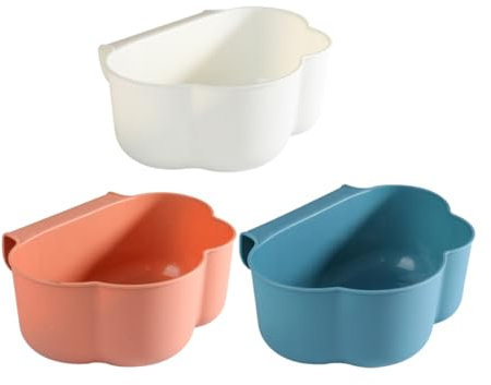 DIYEAH 3pezzi Cestino Per Rifiuti Sospeso Forma Di Per Cucina e Bagno Contenitore Per Scarti Alimentari Colorata Facile Da Installare e Pulire